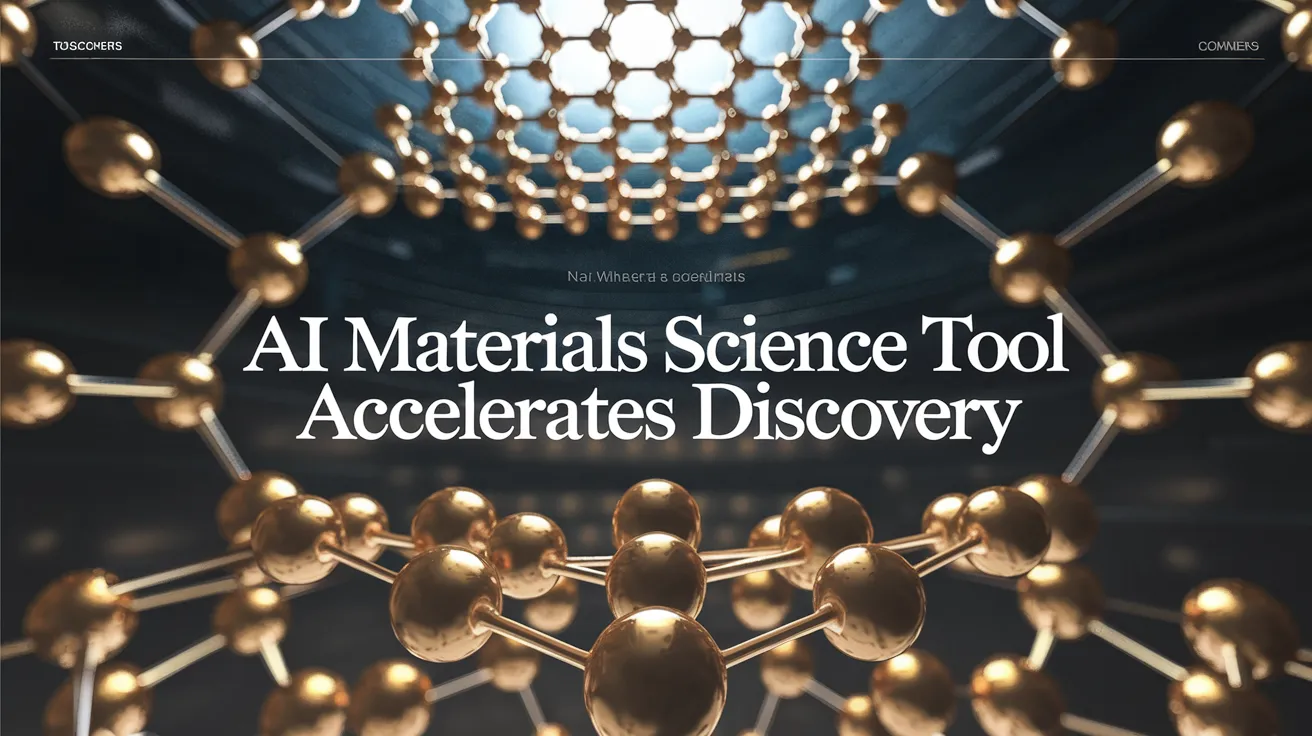 AI Materials Science Tool Accelerates Discovery