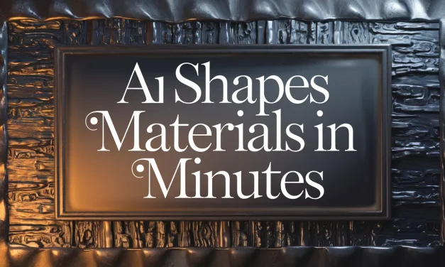 AI Shapes Materials in Minutes