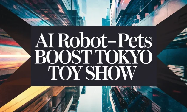 AI Robot-Pets Boost Tokyo Toy Show
