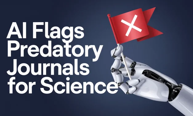 AI Flags Predatory Journals for Science
