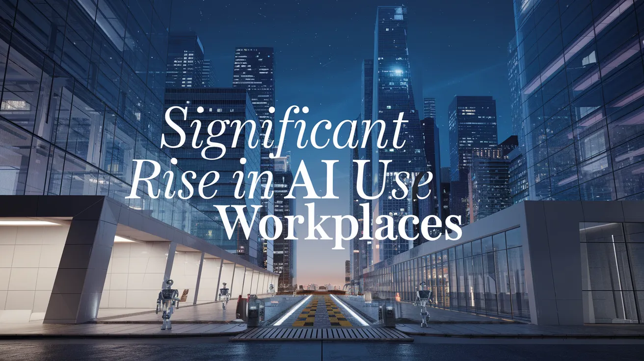 Significant Rise in AI Use in Workplaces