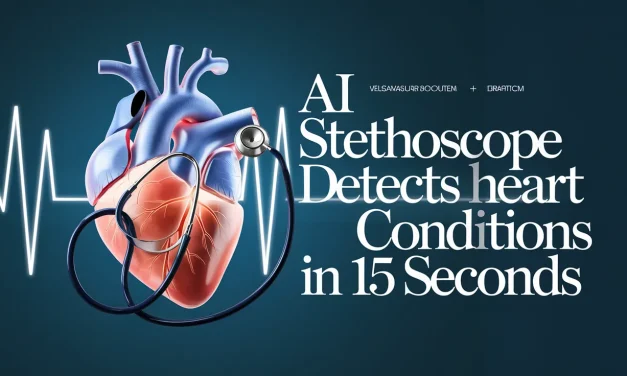 AI Stethoscope Detects Heart Conditions in 15 Seconds