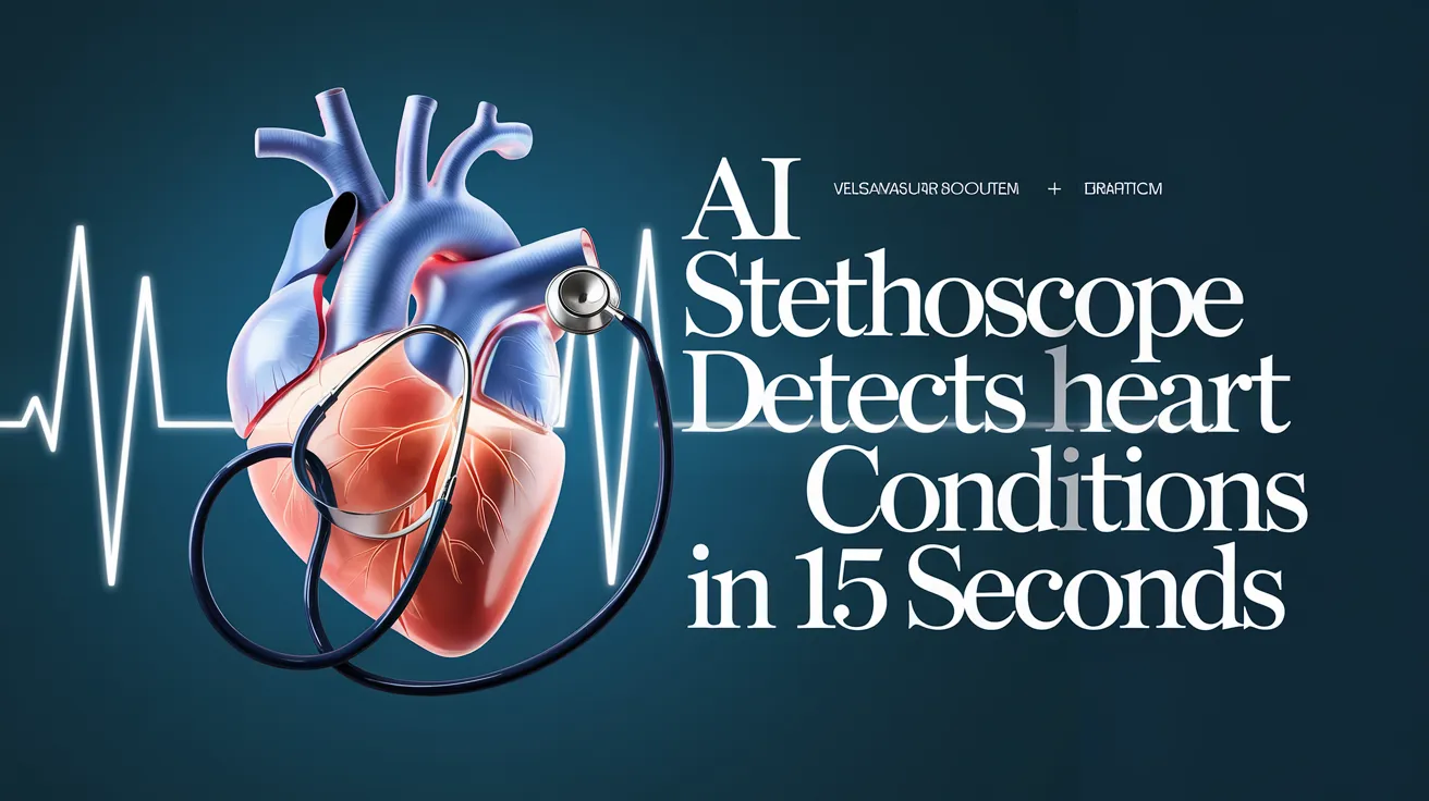 AI Stethoscope Detects Heart Conditions in 15 Seconds
