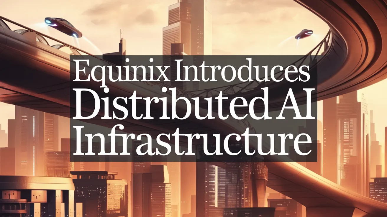 Equinix Introduces Distributed AI Infrastructure