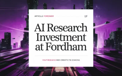 AI Research Investment at Fordham