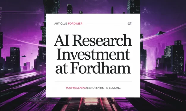 AI Research Investment at Fordham