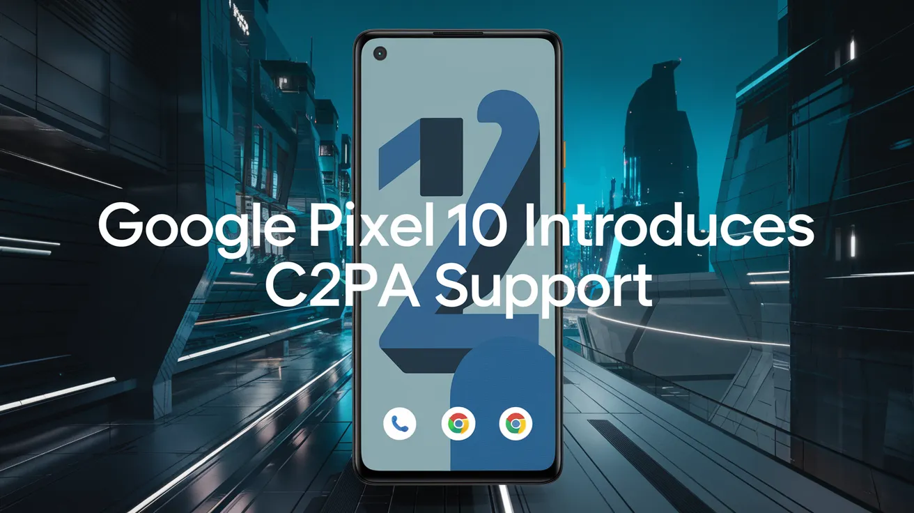 Google Pixel 10 Introduces C2PA Support