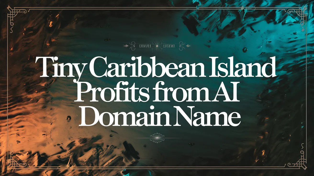 Tiny Caribbean Island Profits from AI Domain Name