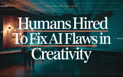 Humans Hired to Fix AI Flaws in Creativity
