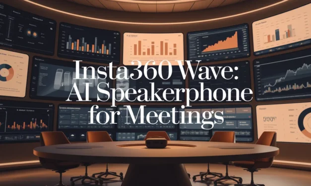 Insta360 Wave: AI Speakerphone for Meetings