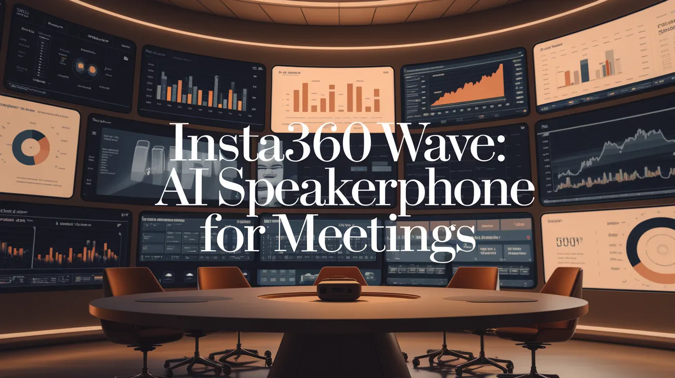 Insta360 Wave: AI Speakerphone for Meetings