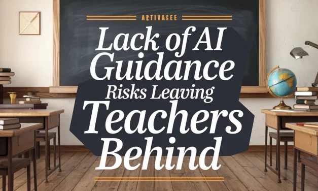Lack of AI Guidance Risks Leaving Teachers Behind