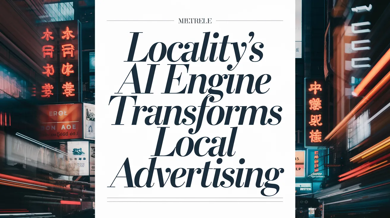 Locality's AI Engine Transforms Local Advertising