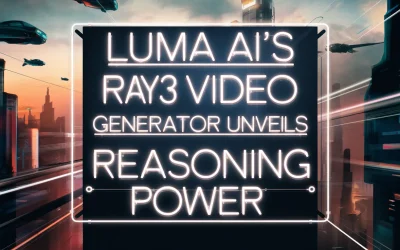Luma AI’s Ray3 Video Generator Unveils Reasoning Power