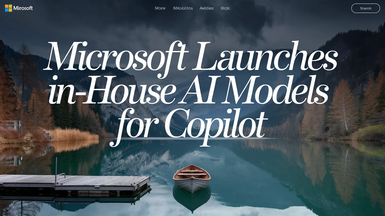 Microsoft Launches In-House AI Models for Copilot