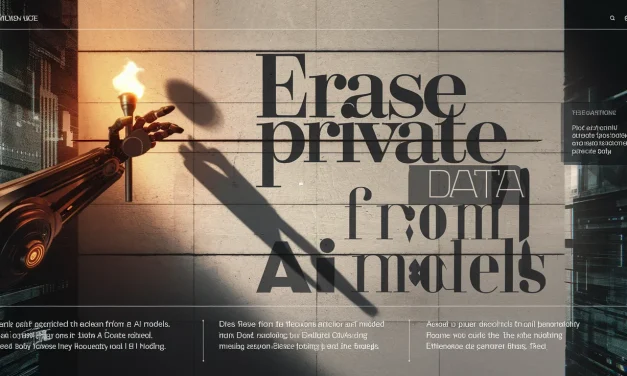 Erase Private Data from AI Models