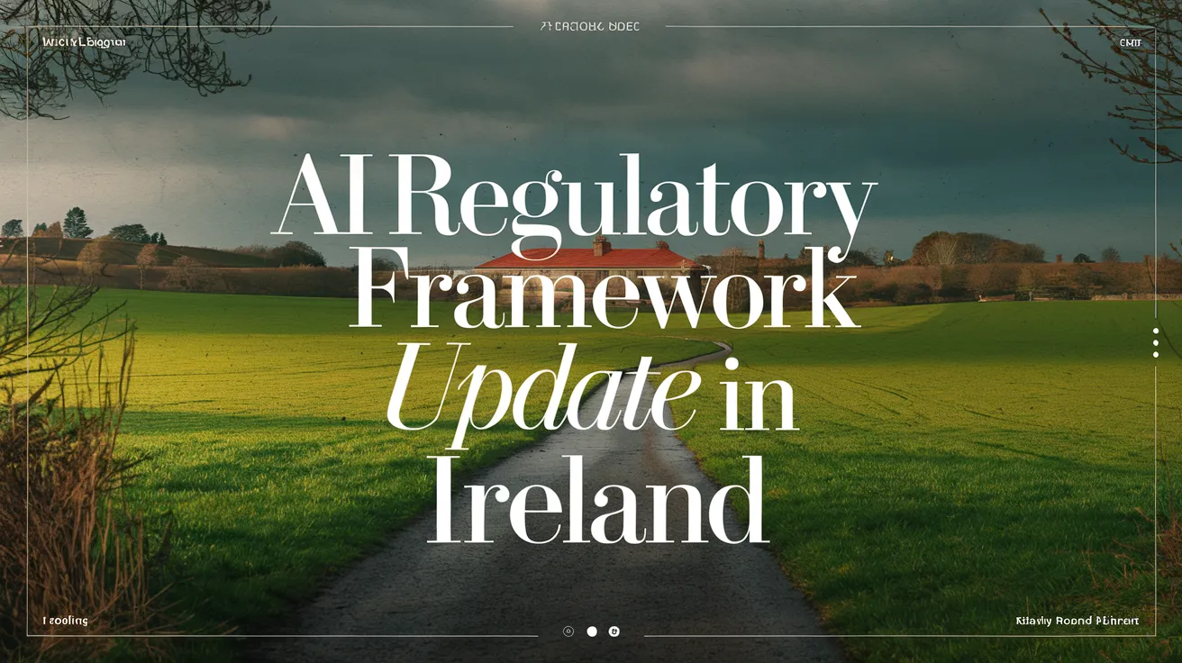 AI Regulatory Framework Update in Ireland