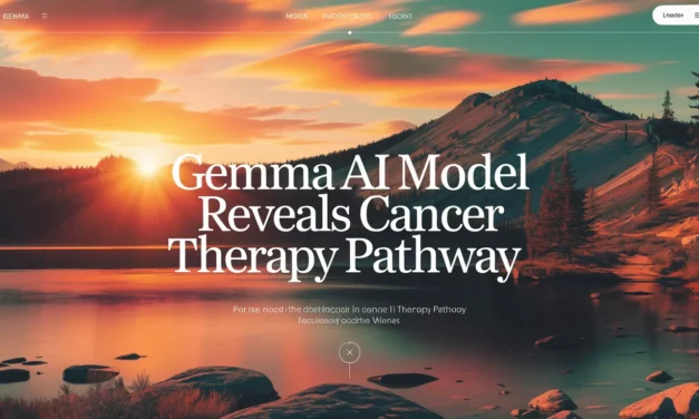 Gemma AI Model Reveals Cancer Therapy Pathway