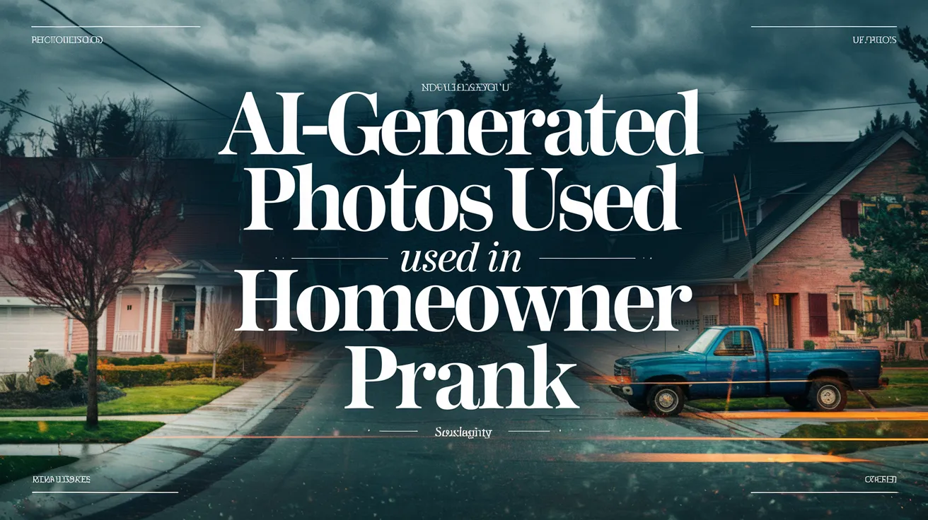 AI-Generated Photos Used in Homeowner Prank