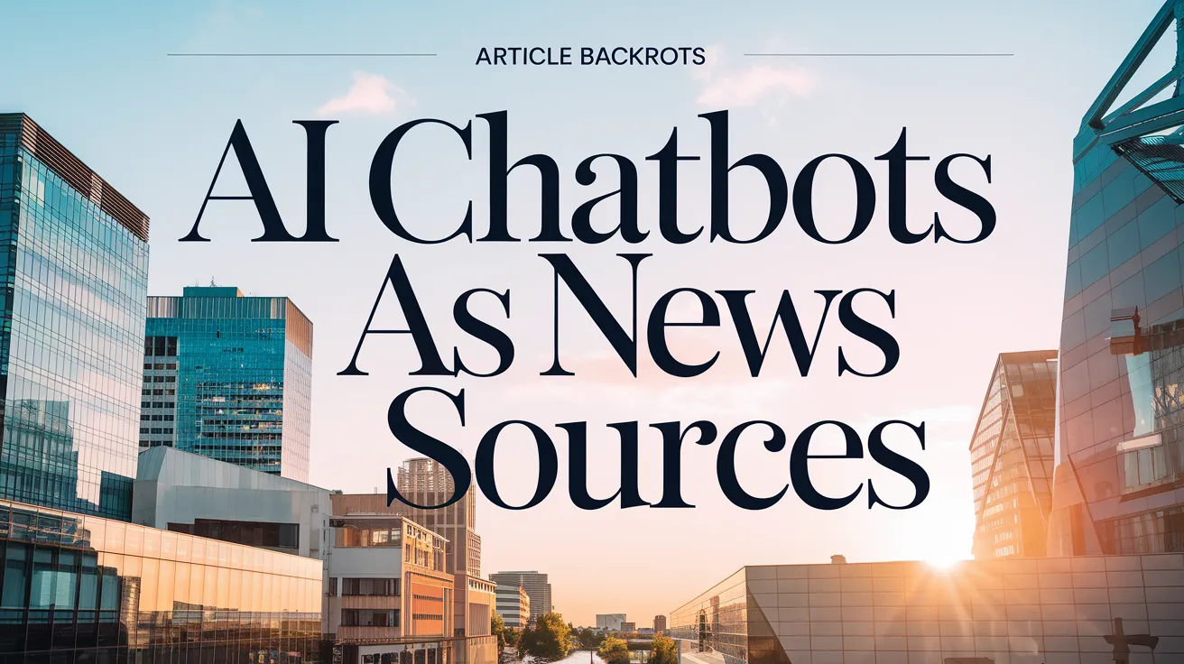 AI Chatbots as News Sources