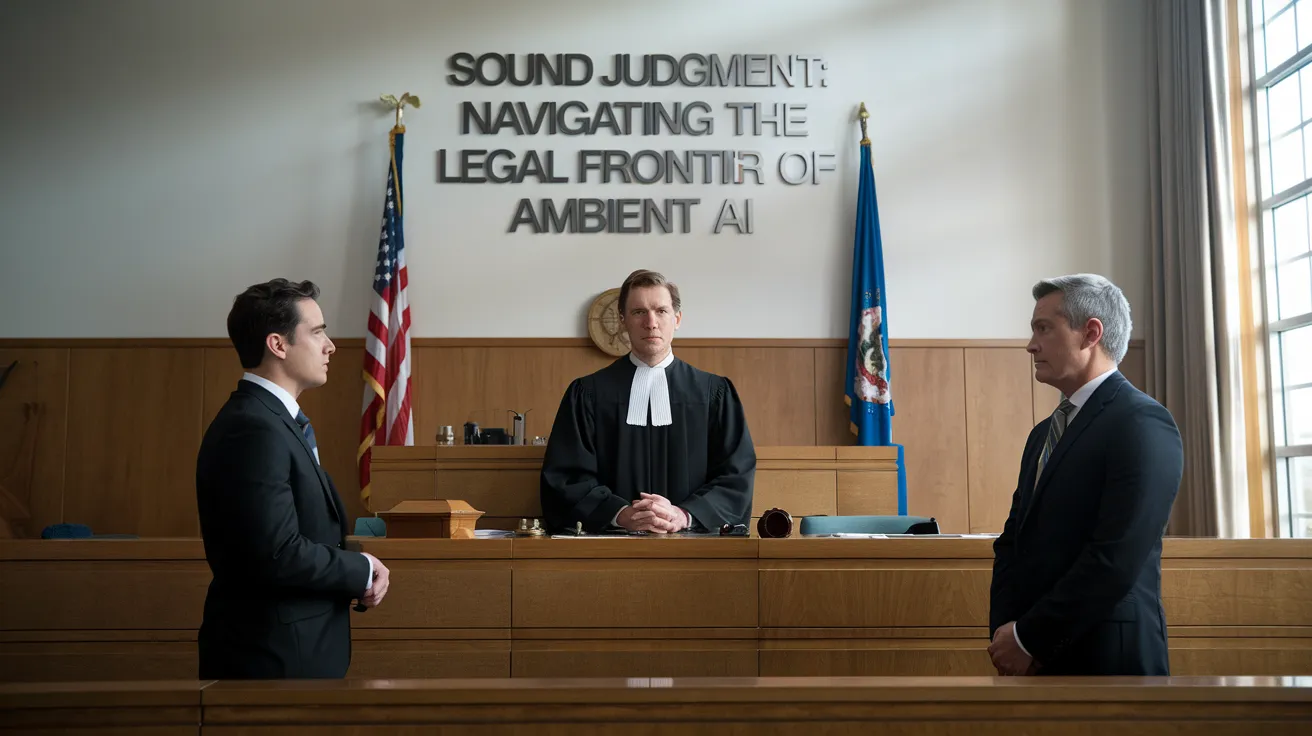 Sound Judgment: Navigating the Legal Frontier of Ambient AI