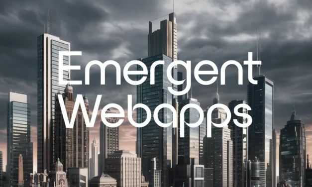 Full Stack WebApps with Emergent