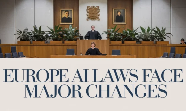 Europe AI Laws Face Major Changes