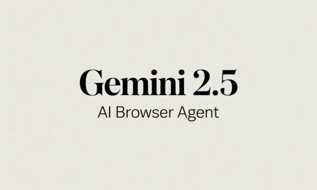 Gemini 2.5 AI Browser Agent Unleashed