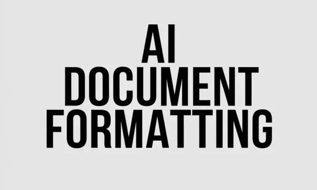 Revolutionizing AI Document Formatting
