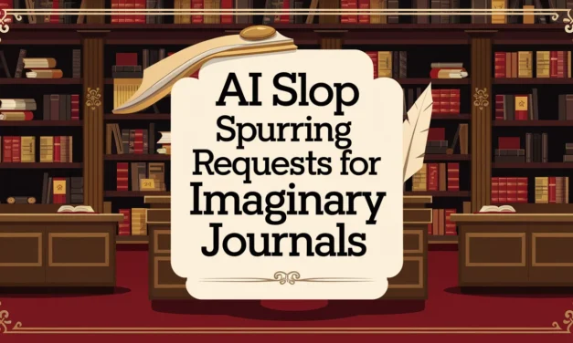 AI Slop Spurring Requests for Imaginary Journals