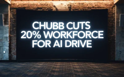 Chubb Cuts 20% Workforce for AI Drive