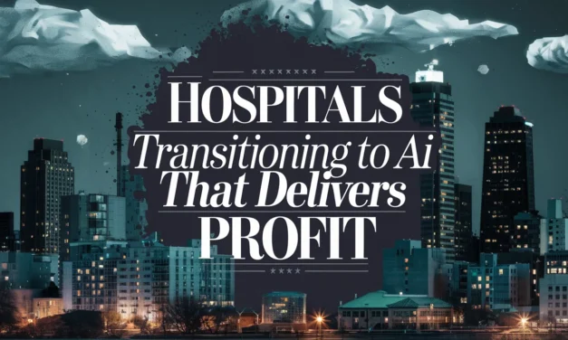 Hospitals Transitioning to AI That Delivers Profit