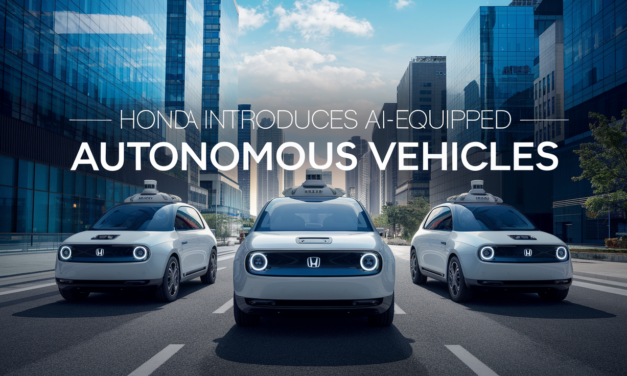 Honda Introduces AI-Equipped Autonomous Vehicles