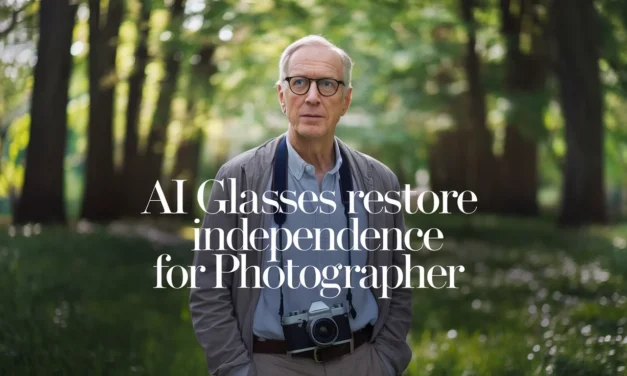 AI Glasses Restore Independence for Photographer
