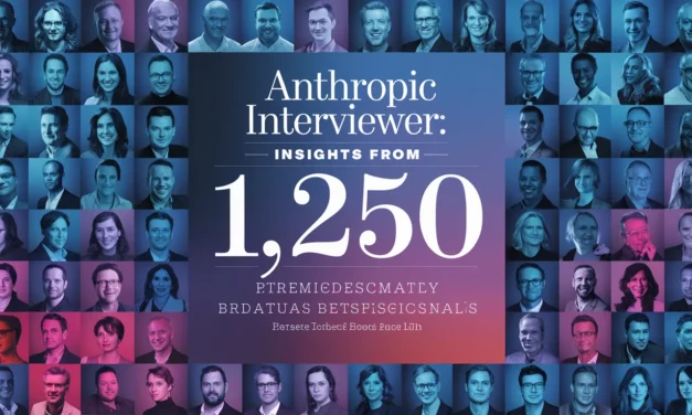 Anthropic Interviewer: Insights from 1,250 Professionals
