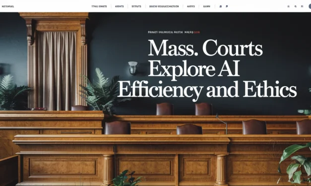 Mass. Courts Explore AI Efficiency and Ethics