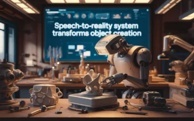 Speech-to-Reality System Transforms Object Creation