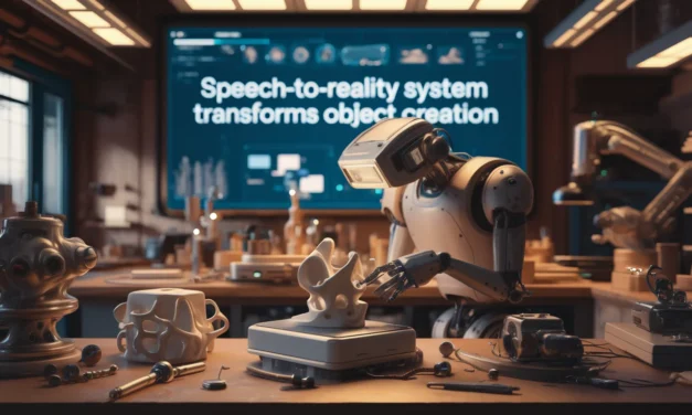 Speech-to-Reality System Transforms Object Creation