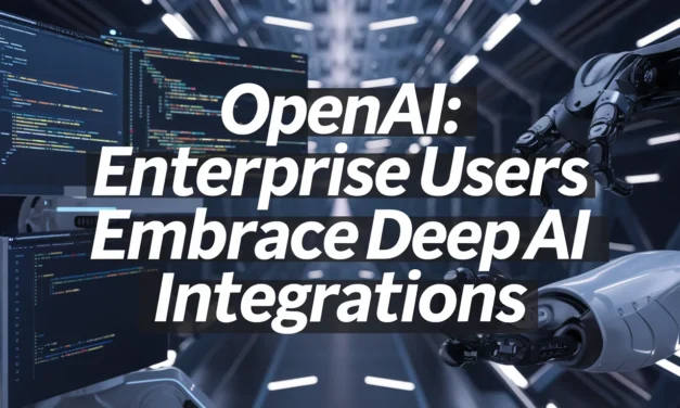 OpenAI: Enterprise Users Embrace Deep AI Integrations