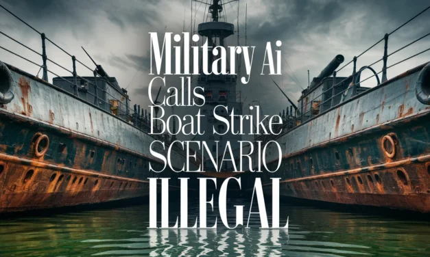 Military AI Calls Boat Strike Scenario Illegal