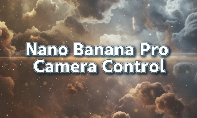 Nano Banana Pro Camera Mastery