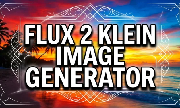 Flux 2 Klein Image Generator Unleashed