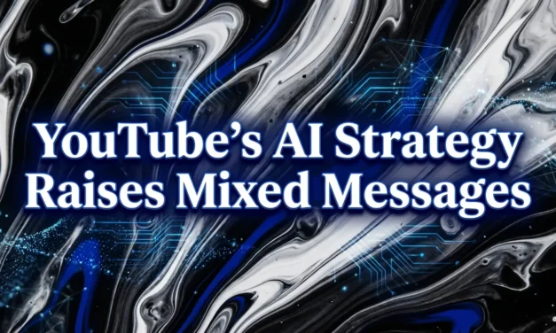 YouTube’s AI Strategy Raises Mixed Messages