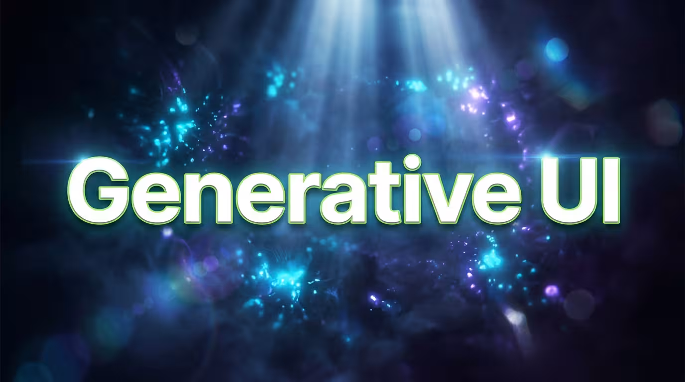 Generative UI for MCP Apps Generative UI for MCP Apps